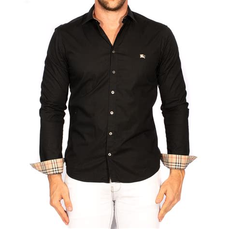 camisa social Burberry